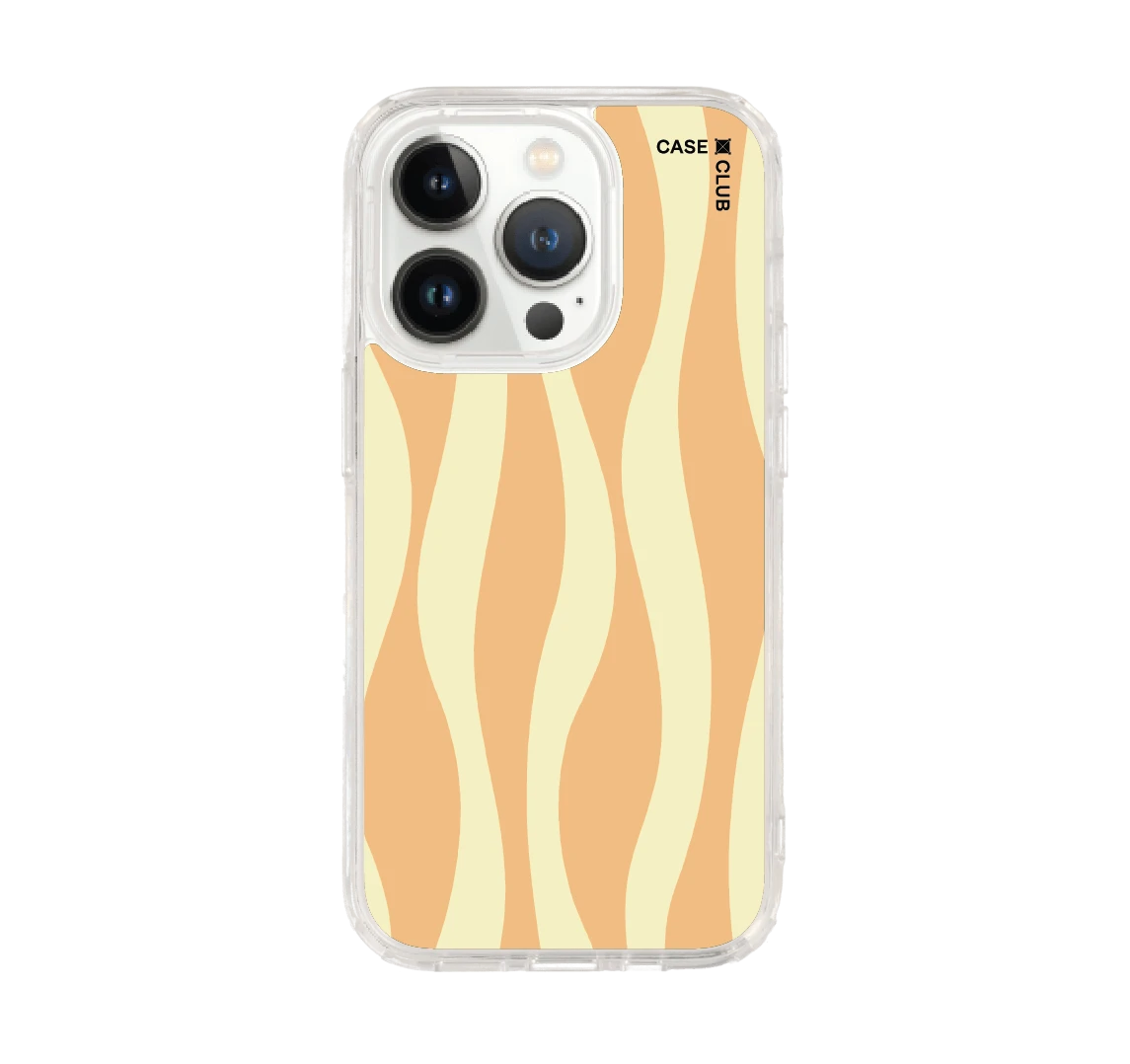 yellow & orange wavy pattern